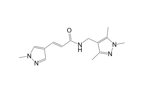 (2E)-3-(1-methyl-1H-pyrazol-4-yl)-N-[(1,3,5-trimethyl-1H-pyrazol-4-yl)methyl]-2-propenamide