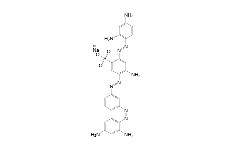 Benzenesulfonic acid, 4-amino-2-[(2,4-diaminophenyl)azo]-5-[[3-[(2,4-diaminophenyl)azo]phenyl]azo]-, monosodium salt