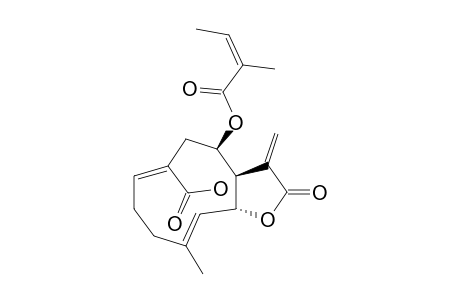 (6S*,7R*,8R*)-8-ANGELOYLOXY-1(10),4,11(13)-GERMACRATRIEN-6,12-OLIDE-14-OIC-ACID