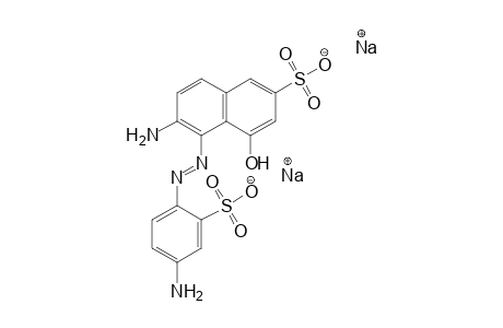 2-Naphthalenesulfonic acid, 6-amino-5-[(4-amino-2-sulfophenyl)azo]-4-hydroxy-, disodium salt