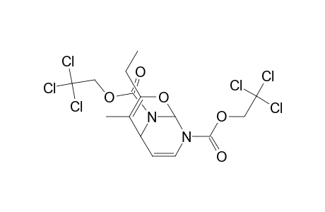 2-Oxa-8,9-diazabicyclo[3.3.1]nona-3,6-diene-8,9-dicarboxylic acid, 3-ethyl-4-methyl-, bis(2,2,2-trichloroethyl) ester