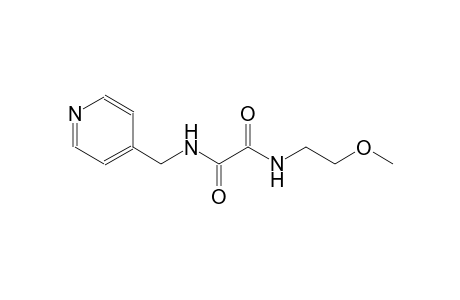 N~1~-(2-methoxyethyl)-N~2~-(4-pyridinylmethyl)ethanediamide