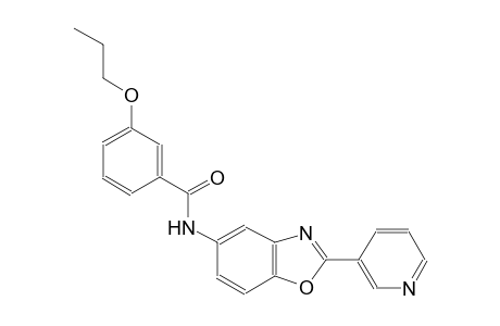 3-propoxy-N-[2-(3-pyridinyl)-1,3-benzoxazol-5-yl]benzamide