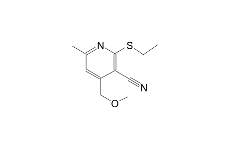 3-pyridinecarbonitrile, 2-(ethylthio)-4-(methoxymethyl)-6-methyl-