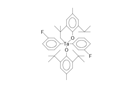 Bis(3-fluoro-phenyl)-bis(2,6-di-tert-butyl-4-methyl-phenoxy) tantalum complex