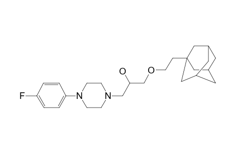 1-(2-Adamantan-1-yl-ethoxy)-3-[4-(4-fluorophenyl)-piperazin-1-ylmorpho-propan-2-ol