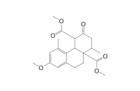 Dimethyl 2-methoxy-4,8-dimethyl-6-oxo-4b,5,7,8,9,10-hexahydrophenanthrene-5,8a(6H)-dicarboxylate