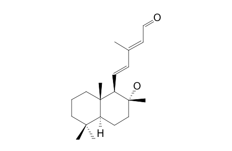 8.alpha.-Hydroxy-11E,13Z-labdadien-15-al