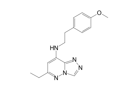 6-Ethyl-N-(4-methoxyphenethyl)-[1,2,4]triazolo[4,3-b]pyridazin-8-amine