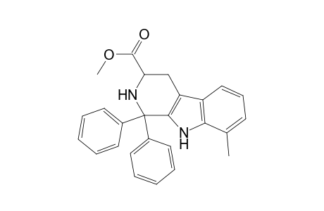 1,1-Diphenyl-3-methoxycarbonyl-8-methyl-1,2,3,4-tetrahydro-.beta.-carboline
