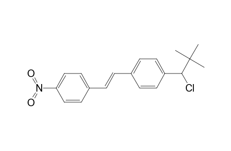 Benzene, 1-(1-chloro-2,2-dimethylpropyl)-4-[2-(4-nitrophenyl)ethenyl]-, (E)-