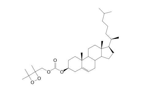 (3beta)-cholest-5-en-3-yl (3,4,4-trimethyl-1,2-dioxetan-3-yl)methyl carbonate