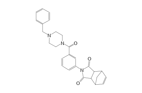 2-(3-(4-benzylpiperazine-1-carbonyl)phenyl)-3a,4,7,7a-tetrahydro-1H-4,7-methanoisoindole-1,3(2H)-dione