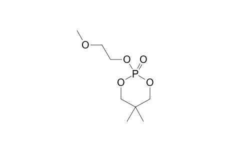 1,3,2-Dioxaphosphorinane, 2-(2-methoxyethoxy)-5,5-dimethyl-, 2-oxide