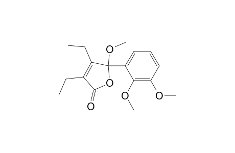 3,4-Diethyl-5-methoxy-5-(2,3,dimethoxyphenyl)2-furanone