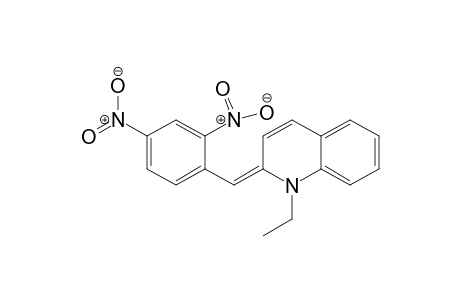 Quinoline, 2-[(2,4-dinitrophenyl)methylene]-1-ethyl-1,2-dihydro-
