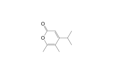 2H-Pyran-2-one, 5,6-dimethyl-4-(1-methylethyl)-