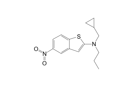 N-(cyclopropylmethyl)-5-nitro-N-propylbenzo[b]thiophen-2-amine