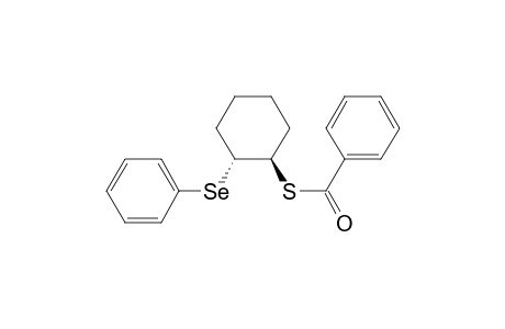 Benzenecarbothioic acid, S-[2-(phenylseleno)cyclohexyl]ester, trans-