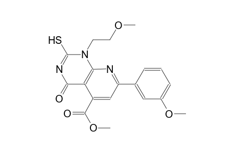 pyrido[2,3-d]pyrimidine-5-carboxylic acid, 1,4-dihydro-2-mercapto-1-(2-methoxyethyl)-7-(3-methoxyphenyl)-4-oxo-, methyl ester