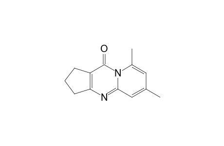 6,8-dimethyl-2,3-dihydrocyclopenta[d]pyrido[1,2-a]pyrimidin-10(1H)-one