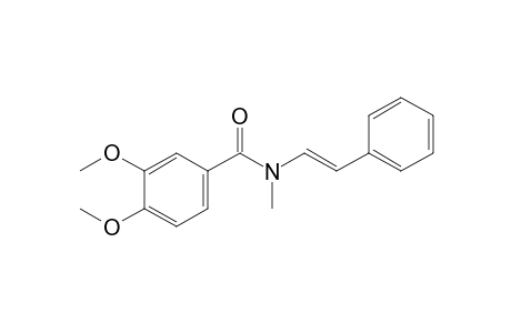3,4-Dimethoxy-N-methyl-N-[(E)-2-phenylethenyl]benzamide
