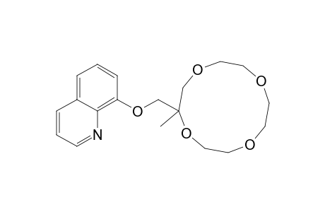 8-[(2-methyl-1,4,7,10-tetraoxacyclododec-2-yl)-methoxy]-quinoline