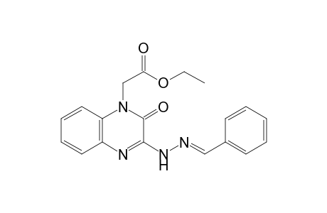 Ethyl 2-(3-(2-benzylidenehydrazinyl)-2-oxoquinoxalin-1(2H)-yl)acetate