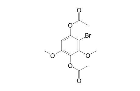 2-bromo-3,5-dimethoxyhydroquinone, diacetate