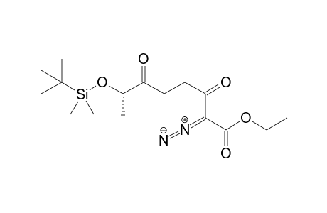 (S)-ethyl 7-(tert-butyldimethylsilyloxy)-2-hydrazono-3,6-dioxooctanoate