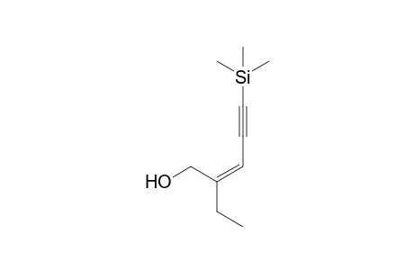 (Z)-2-Ethyl-5-trimethylsilylpent-2-en-4-yn-1-ol