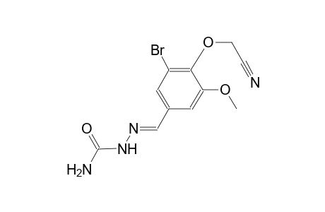 (4-{(E)-[(aminocarbonyl)hydrazono]methyl}-2-bromo-6-methoxyphenoxy)acetonitrile