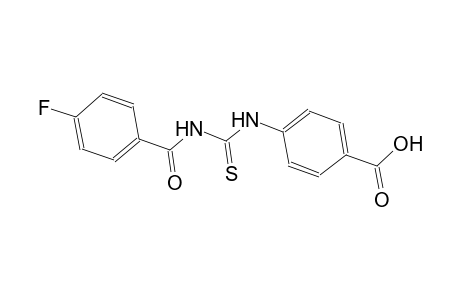4-({[(4-fluorobenzoyl)amino]carbothioyl}amino)benzoic acid