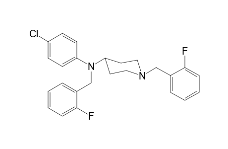 N-(4-Chlorophenyl)-N,1-bis-(2-fluorobenzyl)piperidin-4-amine