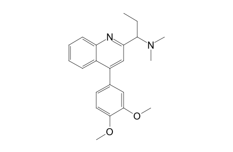 2-[1-(Dimethylamino)propyl]-4-(3,4-dimethoxyphenyl)quinoline