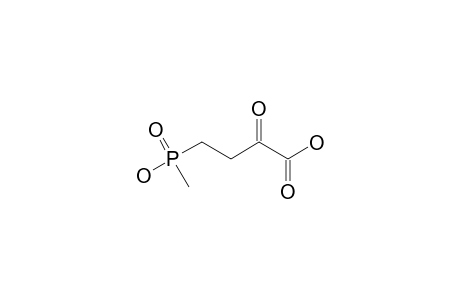 4-(hydroxy-methyl-phosphoryl)-2-keto-butyric acid