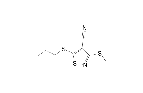 4-Isothiazolecarbonitrile, 3-(methylthio)-5-(propylthio)-