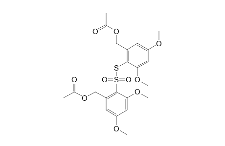 S-2'-ACETOXYMETHYL-4',6'-DIMETHOXYPHENYL-2-ACETOXYMETHYL-4,6-DIMETHOXYBENZENTHIOSULFONAT
