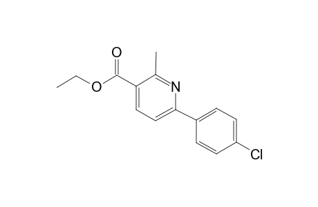 ETHYL-2-METHYL-6-(4-CHLOROPHENYL)-PYRIDINE-3-CARBOXYLATE