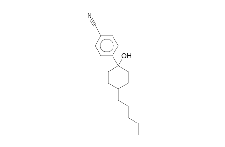 Cyclohexanol, 1-(4-cyanophenyl)-4-pentyl-