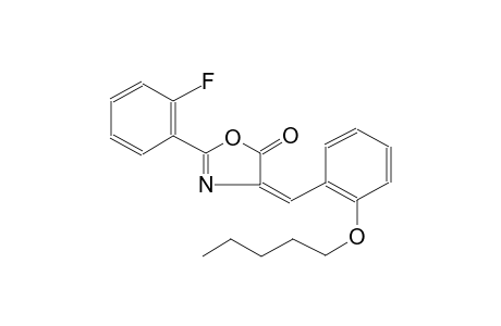 (4E)-2-(2-fluorophenyl)-4-[2-(pentyloxy)benzylidene]-1,3-oxazol-5(4H)-one