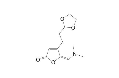 3-[2-(1,3-Dioxolan-2-yl)ethyl]-2-(dimethylaminomethylene)2,5-dihydrofuran-5-one