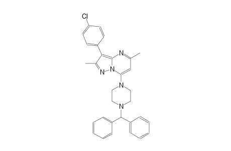 7-(4-benzhydryl-1-piperazinyl)-3-(4-chlorophenyl)-2,5-dimethylpyrazolo[1,5-a]pyrimidine