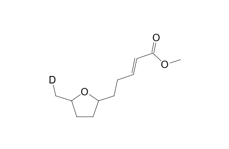 Methyl 5-[5'-methyl-D1-tetrahydrofuran-2'-yl]-pent-2-enoate
