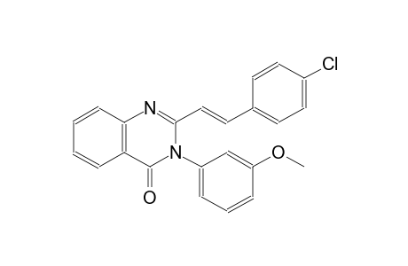 4(3H)-quinazolinone, 2-[(E)-2-(4-chlorophenyl)ethenyl]-3-(3-methoxyphenyl)-
