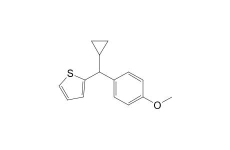 2-[cyclopropyl-(4-methoxyphenyl)methyl]thiophene