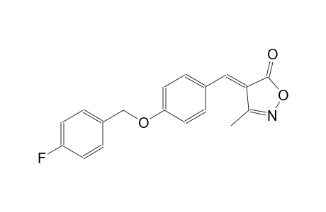 5(4H)-isoxazolone, 4-[[4-[(4-fluorophenyl)methoxy]phenyl]methylene]-3-methyl-, (4E)-