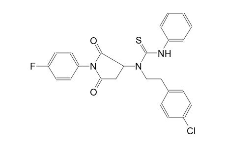thiourea, N-[2-(4-chlorophenyl)ethyl]-N-[1-(4-fluorophenyl)-2,5-dioxo-3-pyrrolidinyl]-N'-phenyl-