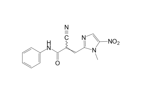 alpha-cyano-1-methyl-5-nitroimidazole-2-acrylanilide