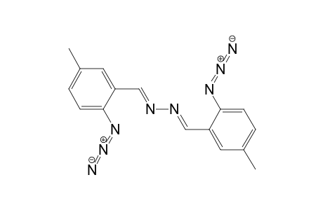 (E)-(2-azido-5-methyl-benzylidene)-[(E)-(2-azido-5-methyl-benzylidene)amino]amine
